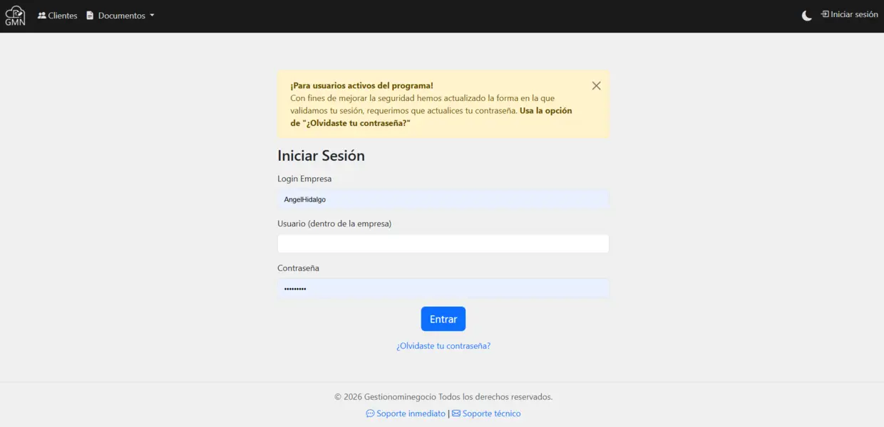 GestionoMiNegocio (GMN) — Plataforma SaaS de facturación electrónica