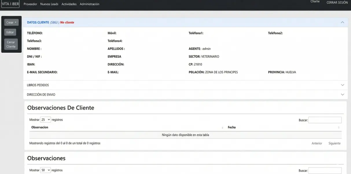 Vita Liber - Rescate y Modernización de ERP